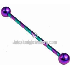 Candy Stripe Titanium Scaffold Bar